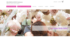 Desktop Screenshot of blumen-koch.de